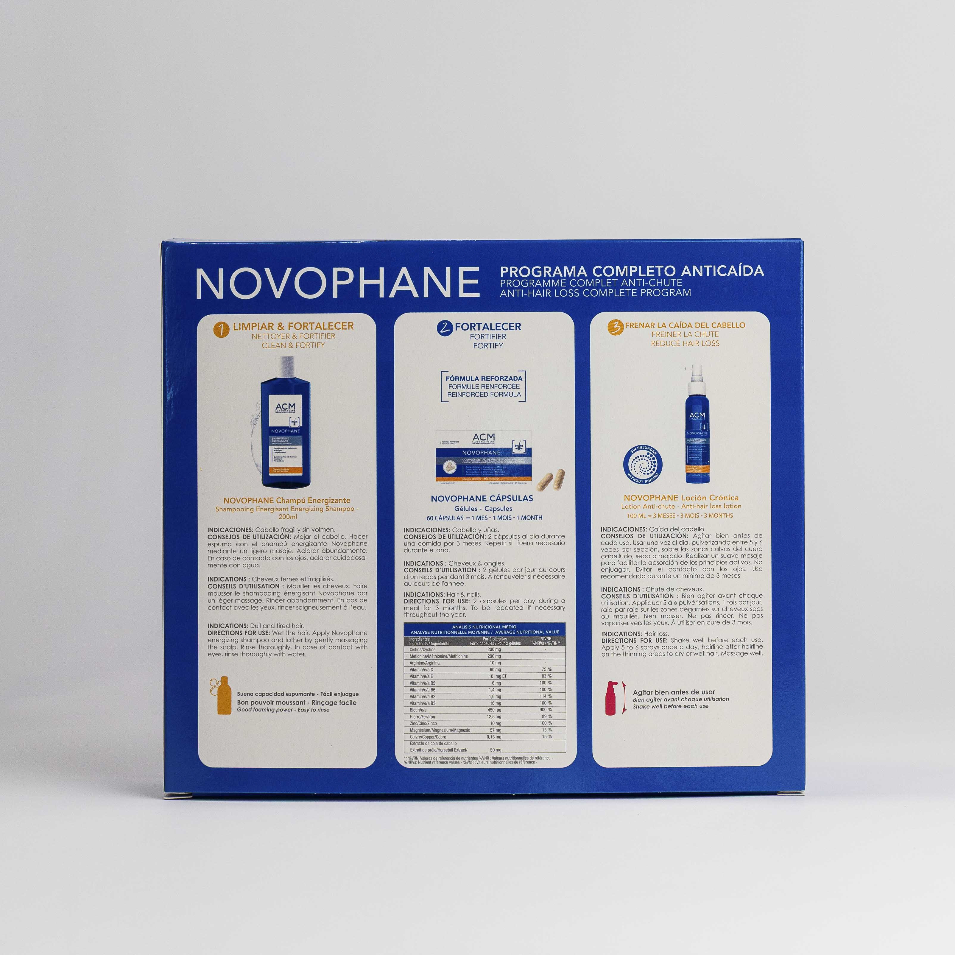 NOVOPHANE PACK ANTICAÍDA CRÓNICA